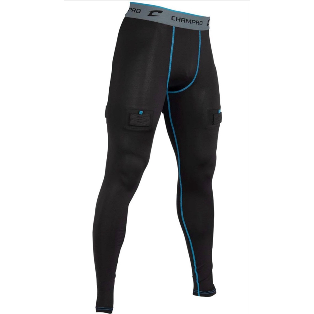 NEW Champro Mens Compression Tights Integrated Cup Medium